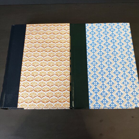 Beautiful Beige and Orange HB Vintage Readers Digest Books 2 Decor Risers - Picture 2 of 8